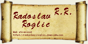Radoslav Roglić vizit kartica